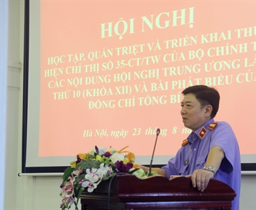 Đảng bộ Viện KSND TP Hà Nội tổ chức Hội nghị phổ biến, quán...